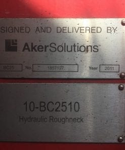 (1) Used Aker Solution Roughneck for sale-IMG_9327
