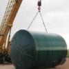 210 BBL fiberglass production tank