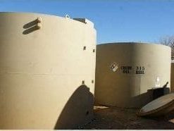 300 BBL Low Profile Steel Production Tank