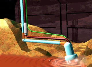 Waterjetting 22b - Steep seams and shrouds 7.+Basic+system+in+tank