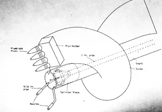 Waterjetting 22a - Mining horizontal coal 7.+Picks+on+auger