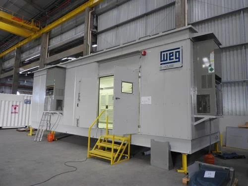 CO2 Compressor Packages 14000 HP MAN Centrifugal Compressors WEG Motors-DSCN1809