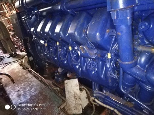 MTU 12V 4000 Marine Generator Used Engine 1