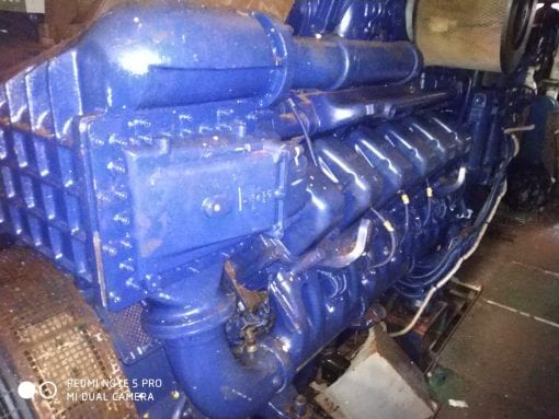 MTU 12V 4000 Marine Generator Used Engine
